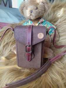 Luxury handmade leather camera bag